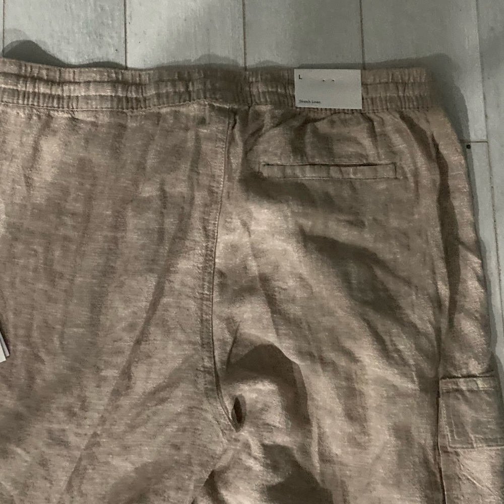 New Onia 55% Linen Mens Shorts size various color multi - Picture 3 of 3
